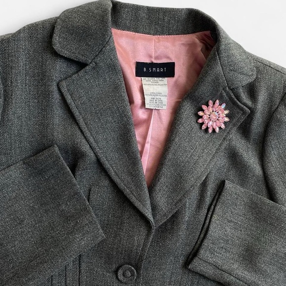 Vintage Y2K B. Smart gray suit set - Picture 3 of 7